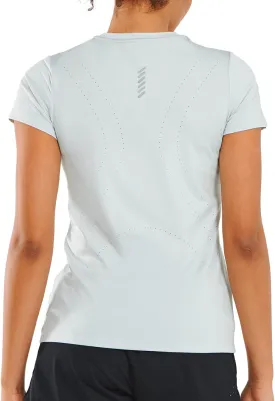ALLZERO Feel Fit Workout Tops for Women Short Sleeve T-Shirts Breathable Athletic Tees for Yoga Running Gym Activewear