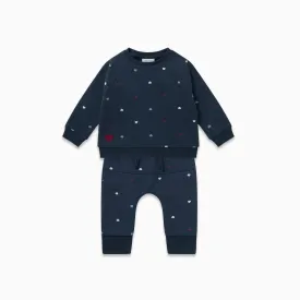 Hearts Sweatshirt & Joggers Outfit