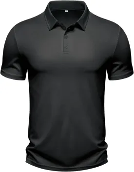 Men's Performance Golf Polo Shirt Moisture Wicking Quick Dry Short Sleeve Polo Shirts for Men Casual Activewear