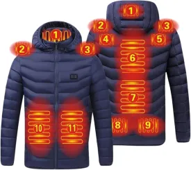 SHAOBGE Women Winter Coat Fashion Female Heating Piece Coat Male Coat Smart Charging Heating Lightweight Down Coats for